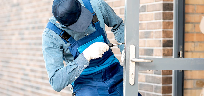 Pivot Storefront Door Locks Installation in Dana Point, California